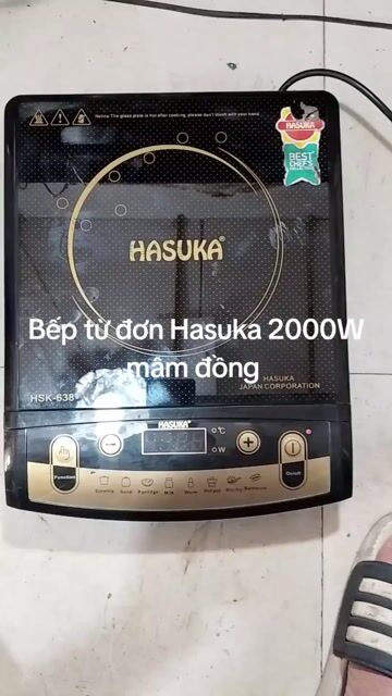 Bếp từ đơn Hasuka HSK-638. Mua bán Bếp, lò, đồ điện nhà bếp tại Quận Kiến An Hải Phòng được đăng bởi Gaming hình 1