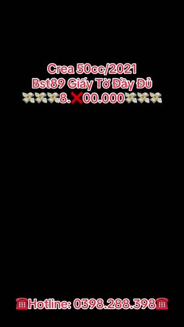Crea 50cc/2021 Bst89 Giấy Tơ Đầy Đủ. Mua bán Xe máy tại Quận Gò Vấp Tp Hồ Chí Minh được đăng bởi Minh Tâm 86 hình 1