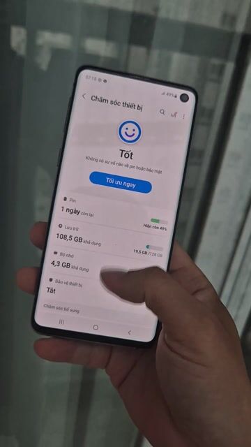 Samsung S10 128GB. Mua bán Điện thoại tại Quận 8 Tp Hồ Chí Minh được đăng bởi Phan Minh Tân hình 1