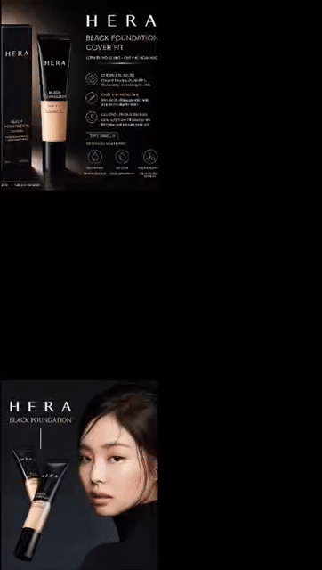 Kem nền HERA BLACK FOUNDATION COVER FIT 35ml 21N1. Mua bán Phụ kiện thời trang khác tại Quận 7 Tp Hồ Chí Minh được đăng bởi KHO SỈ MỸ PHẨM HÀN CHÍNH HÃNG hình 1