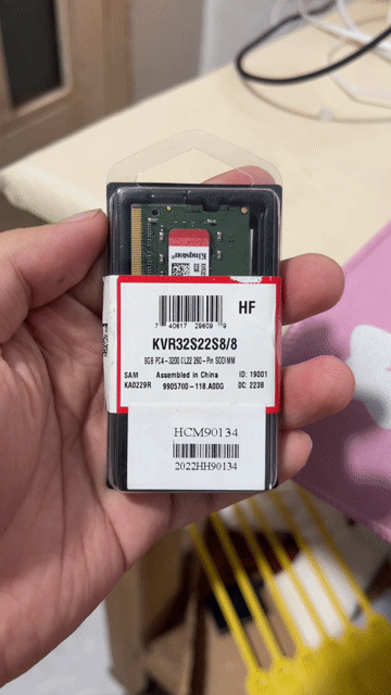 RAM Kingston KVR32S22S8/8 8GB (laptop). Mua bán Linh kiện (RAM, Card...) tại Huyện Hòa Thành Tây Ninh được đăng bởi Đức Anh hình 1