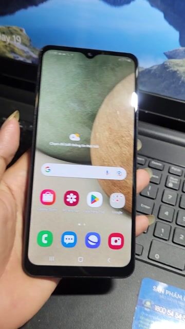 Samsung Galaxy A12 128GB Xanh. Mua bán Điện thoại tại Thành phố Thủ Đức Tp Hồ Chí Minh được đăng bởi Điện thoai giá rẻ hình 1