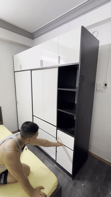 Tủ quần áo gỗ công nghiệp. Mua bán Tủ, kệ gia đình tại Quận Bình Tân Tp Hồ Chí Minh được đăng bởi Duy Cường hình 1