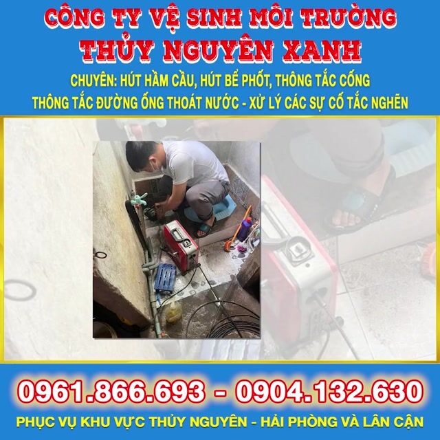 Hút bể phốt Thủy Nguyên. Dịch vụ tại Huyện Thuỷ Nguyên Hải Phòng được đăng bởi Huy Phạm hình 1