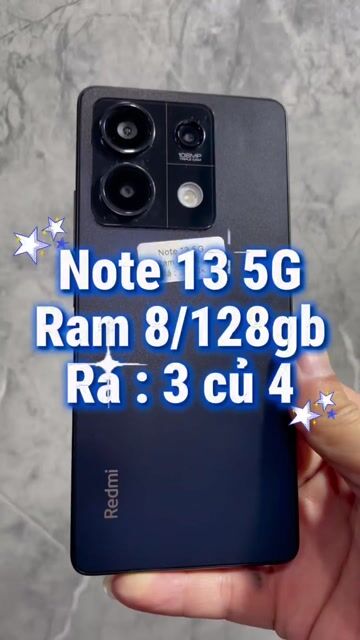 Xiaomi Redmi Note 13 5G 128GB Đen. Mua bán Điện thoại tại Quận 4 Tp Hồ Chí Minh được đăng bởi Tuấn hình 1
