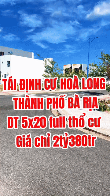 Mua bán Đất Thành phố Bà Rịa Bà Rịa - Vũng Tàu diện tích 100 m² giá 2,38 tỷ