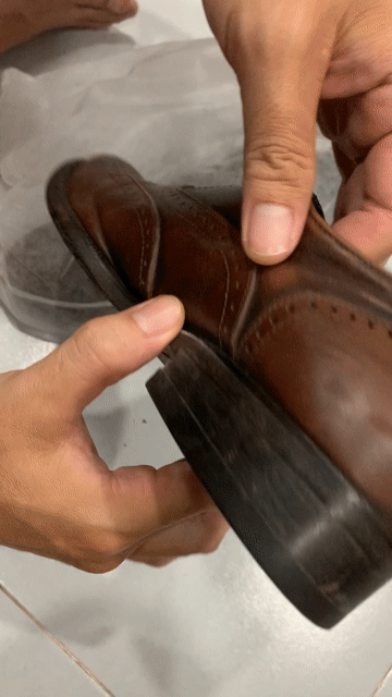 Giày tây Nam Da Nâu Size 41. Mua bán Giày dép tại Quận 7 Tp Hồ Chí Minh được đăng bởi Ngọc hình 1