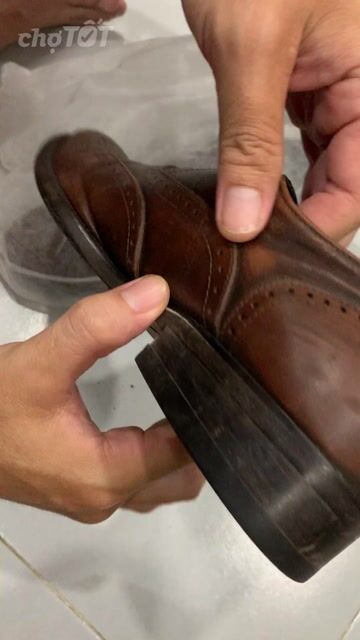 Giày tây Nam Da Nâu Size 41. Mua bán Giày dép tại Quận 7 Tp Hồ Chí Minh được đăng bởi Ngọc hình 1