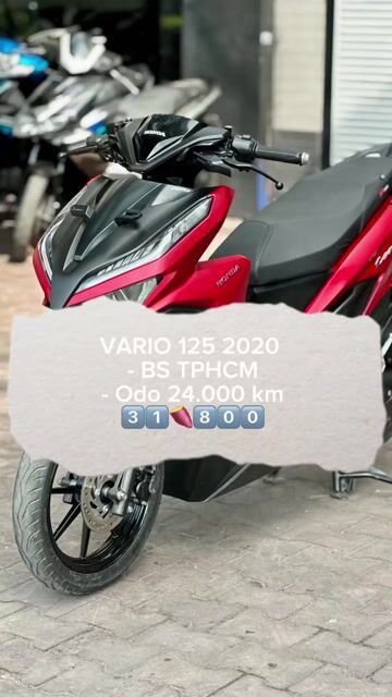 Honda Vario 125 2020 Đỏ mờ 24.000 km. Mua bán Xe máy tại Quận 12 Tp Hồ Chí Minh được đăng bởi Bùi văn hiếu hình 1