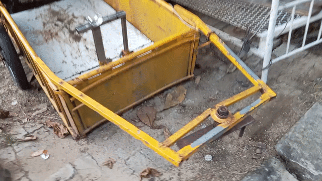 Xe lôi kéo hàng Thép Vàng Trục bi ổ xoay tròn. Mua bán Phương tiện khác tại Quận Cẩm Lệ Đà Nẵng được đăng bởi ngo cop ho hình 1