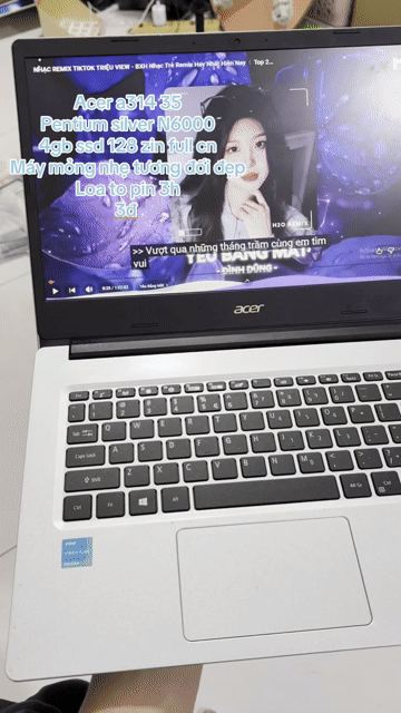 Acer A314-35 Pentium Silver N6000  4GB/128G. Mua bán Laptop tại Quận 6 Tp Hồ Chí Minh được đăng bởi Máy Tính Bảo Ngọc hình 1