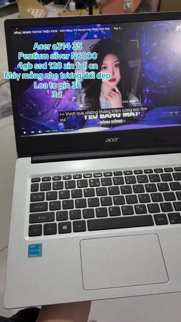 Acer A314-35 Pentium Silver N6000  4GB/128G. Mua bán Laptop tại Quận 6 Tp Hồ Chí Minh được đăng bởi Máy Tính Bảo Ngọc hình 1