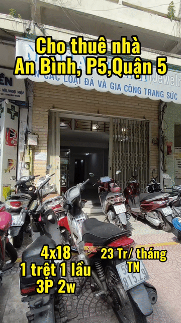 Cho thuê Nhà ở Quận 5 Tp Hồ Chí Minh diện tích 72 m² giá 23 triệu/tháng