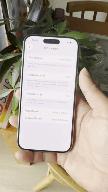 Apple iPhone 15 Pro 128GB Tự nhiên 99% pin new.. Mua bán Điện thoại tại Quận Ninh Kiều Cần Thơ được đăng bởi Khải mobile hình 1