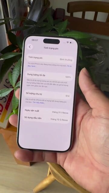 Apple iPhone 15 Pro 128GB Tự nhiên 99% pin new.. Mua bán Điện thoại tại Quận Ninh Kiều Cần Thơ được đăng bởi Khải mobile hình 1