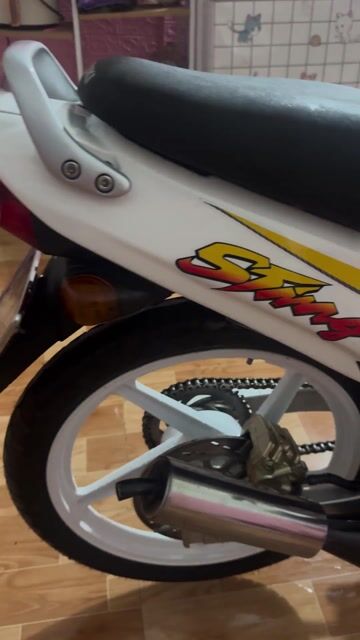 Suzuki Stinger 120cc Đỏ trắng. Mua bán Xe máy tại Huyện Phú Riềng Bình Phước được đăng bởi Tên chưa cung cấp hình 1