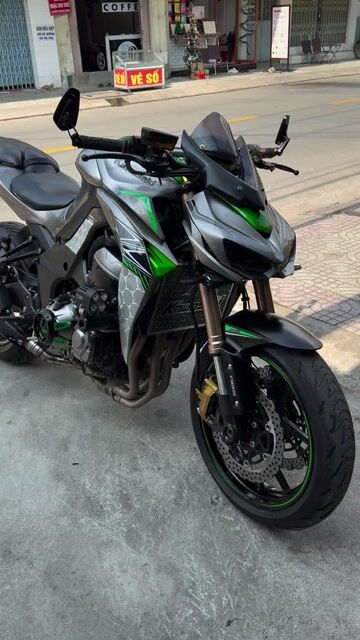 Kawasaki Z1000abs 2014 Bạc. Mua bán Xe máy tại Thành phố Vĩnh Long Vĩnh Long được đăng bởi Trung tin hình 1