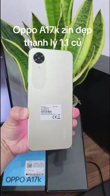 OPPO A17K 64GB zin keng, còn hộp, hàng thanh lý. Mua bán Điện thoại tại Quận Hà Đông Hà Nội được đăng bởi Shop Điện Thoại Cũ Zin hình 1