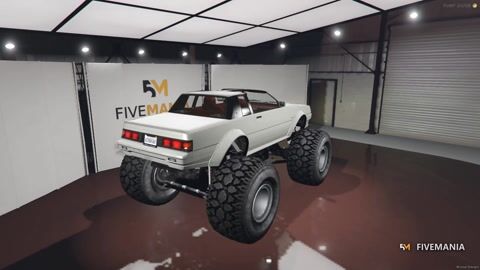 FIVEM Fac2 | Monster Truck Car [Unbadged] Add-On | Custom Build | Huge Tires | Unique Design | Add-On | Optimized | Fivem Ready | High Quality, video preview