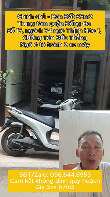 Mua bán Đất Quận Đống Đa Hà Nội diện tích 65.0998 m² giá 16 tỷ