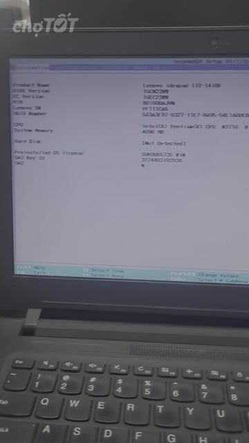 Lenovo Ideapad 110-14IBR bán xác zin  vỏ cũ bể. Mua bán Laptop tại Quận Tân Bình Tp Hồ Chí Minh được đăng bởi smart watch hình 1