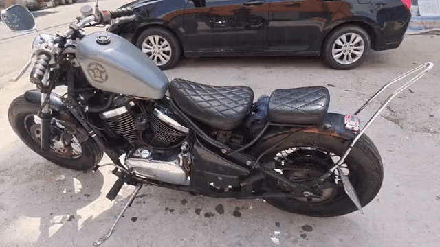 Kawasaki Vulcan 400 2016 độ Bobber Xám. Mua bán Xe máy tại Quận Sơn Trà Đà Nẵng được đăng bởi Dương Nguyễn Phước Long hình 1