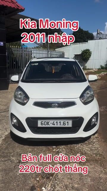 Kia Morning Trắng 5 chỗ. Mua bán Ô tô tại Huyện Thống Nhất Đồng Nai được đăng bởi Trai tây nguyên hình 1