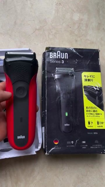 Máy cạo râu Braun Series 3 Đỏ, Đen. Mua bán Phụ kiện thời trang khác tại Quận Kiến An Hải Phòng được đăng bởi dien hong hình 1