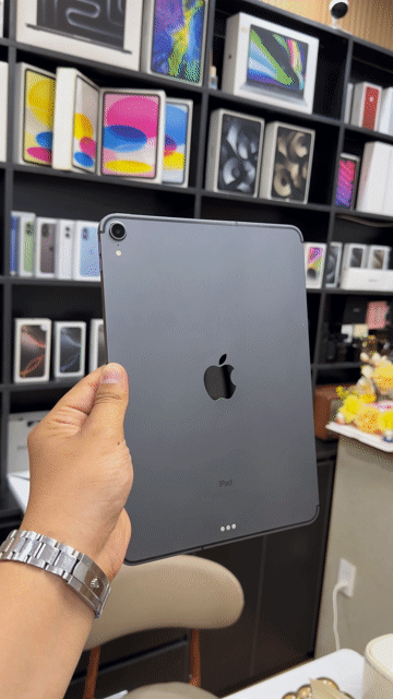 Apple iPad Pro 2018 256GB 4G Xám Màn ép kính. Mua bán Máy tính bảng tại Quận Thanh Khê Đà Nẵng được đăng bởi Duy Minh Apple Store hình 1