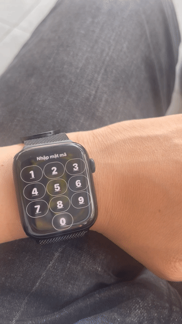 Apple Watch Series 9 Đen 45mm Đã qua sử dụng. Mua bán Thiết bị đeo thông minh tại Quận 12 Tp Hồ Chí Minh được đăng bởi Giabao1 hình 1