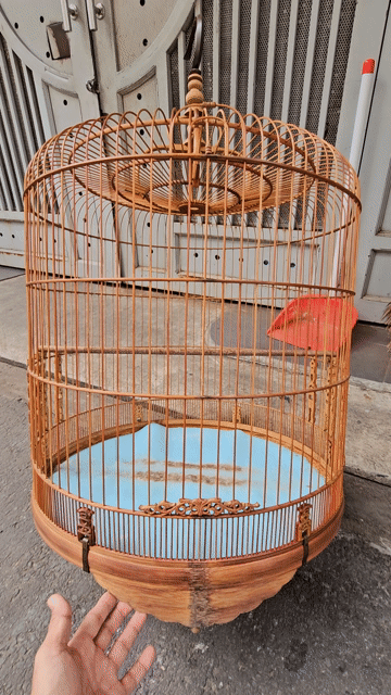Lồng chim tre 88 nan đã sử dụng. Mua bán Chim tại Quận Tân Bình Tp Hồ Chí Minh được đăng bởi Tanhieu hình 1