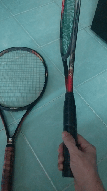 Vợt tennis Wilson Kim loại Đen, Đỏ, Vàng cũ. Mua bán Đồ thể thao, Dã ngoại tại Quận 1 Tp Hồ Chí Minh được đăng bởi Hoang Thanh hình 1