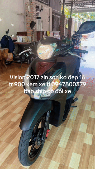 Honda Vision 2017 Đen Đỏ Bs 61 bao tranh chấp. Mua bán Xe máy tại Huyện Củ Chi Tp Hồ Chí Minh được đăng bởi Đào Tấn hình 1
