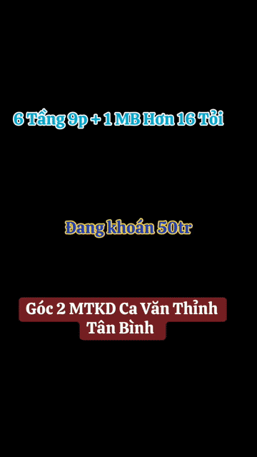Mua bán Nhà ở Quận Tân Bình Tp Hồ Chí Minh diện tích 54 m² giá 16,8 tỷ