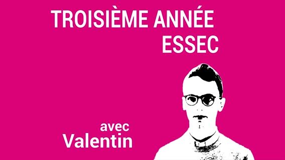 Valentin, étudiant à l'ESSEC