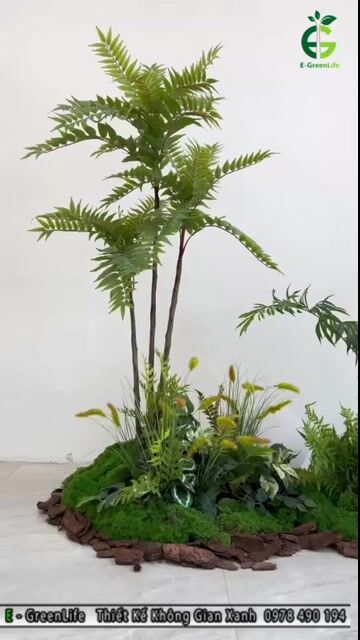 combo tiểu cảnh cây giả. Mua bán Cây cảnh, đồ trang trí tại Quận Bắc Từ Liêm Hà Nội được đăng bởi EGreenlife nhà vườn xanh hình 1