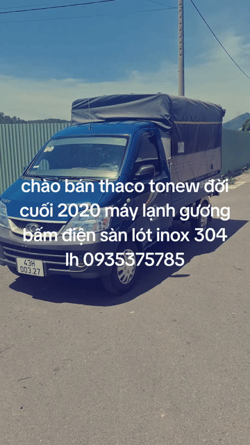 Thaco Towner 990kg 2020 Xanh. Mua bán Xe tải, xe ben tại Huyện Hòa Vang Đà Nẵng được đăng bởi Liêm chuyên mua bán trao đổi ôtô tải cũ đà nẵng hình 1