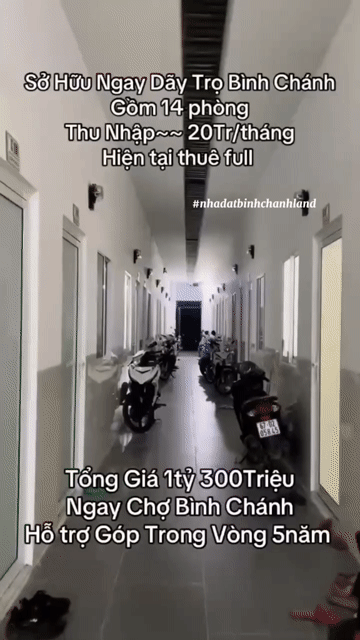 Cho thuê Phòng trọ Huyện Bình Chánh Tp Hồ Chí Minh diện tích 112 m² giá 1,3 tỷ/tháng