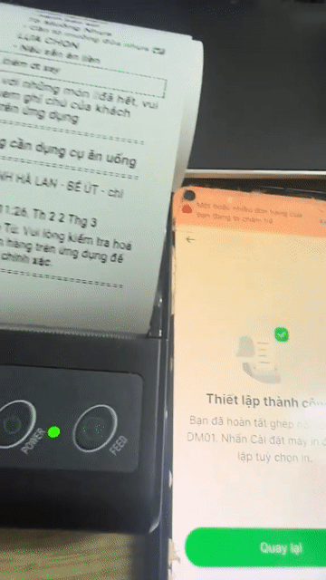 Máy in bill Cầm tay K58 Đen. Mua bán Đồ dùng văn phòng tại Huyện Ba Tri Bến Tre được đăng bởi Phan Hải BT hình 1