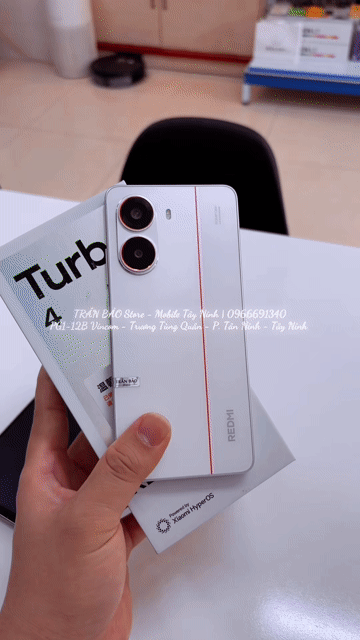 Redmi Turbo 4 5G 16/256Gb Like New Fullbox. Mua bán Điện thoại tại Thành phố Tây Ninh Tây Ninh được đăng bởi Trần Bảo Store Mobile Tây Ninh hình 1