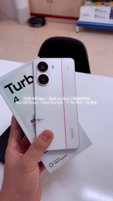 Redmi Turbo 4 5G 16/256Gb Like New Fullbox. Mua bán Điện thoại tại Thành phố Tây Ninh Tây Ninh được đăng bởi Trần Bảo Store Mobile Tây Ninh hình 1