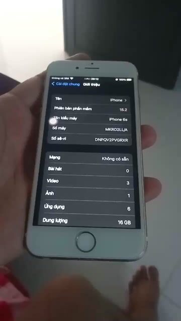 Apple iPhone 6s 16GB Vàng hồng. Mua bán Điện thoại tại Thành phố Cà Mau Cà Mau được đăng bởi NGUYEN MINH  hình 1