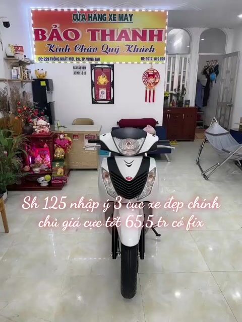 SH 125 NHẬP Ý 3 CỤC XE CHÍNH CHỦ GIÁ CỰC TỐT. Mua bán Xe máy tại Thành phố Vũng Tàu Bà Rịa - Vũng Tàu được đăng bởi XE MÁY BẢO THANH  TPVŨNG TÀU hình 1
