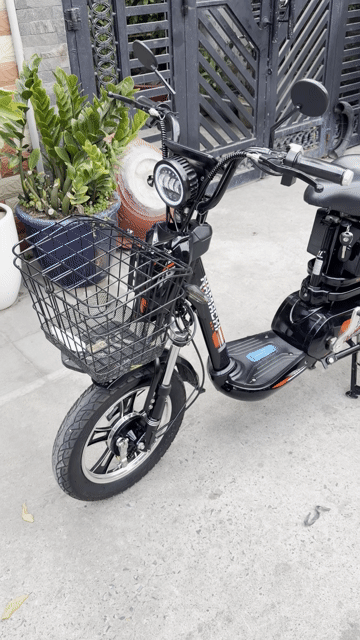 Xe đạp điện HAAMCHi SPRING Đen Đã sử dụng. Mua bán Xe đạp tại Quận Bình Tân Tp Hồ Chí Minh được đăng bởi XE ĐIỆN GIÁ KHO hình 1