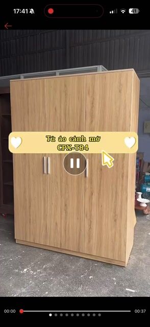 Tủ quần áo gỗ công nghiệp 3 cánh. Mua bán Tủ, kệ gia đình tại Quận Tân Bình Tp Hồ Chí Minh được đăng bởi Hồng Nhung hình 1