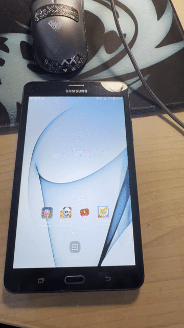 Samsung Máy tính bảng Đen. Mua bán Máy tính bảng tại Thành phố Dĩ An Bình Dương được đăng bởi Lê Thuận hình 1