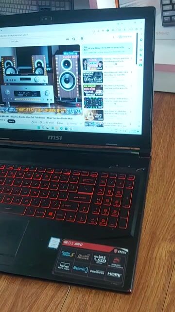 MSI GL63 2018 i7-8750H 8GB/ ssd 128g  .Hdd 1T. Mua bán Laptop tại Thành phố Thủ Dầu Một Bình Dương được đăng bởi Cầm đồ  laptop pc hình 1
