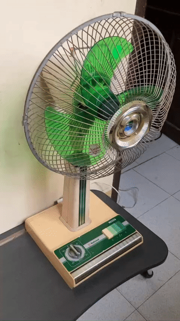 Quạt Nhật Lửng National sọc dưa cao 85cm cánh 30.. Mua bán Quạt tại Thành phố Phú Quốc Kiên Giang được đăng bởi Japanese goods hình 1