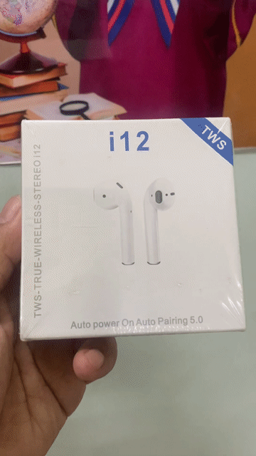 Tai nghe Bluetooth i12 chất âm hay , pin lâu. Mua bán Tivi, Âm thanh tại Quận Hải Châu Đà Nẵng được đăng bởi Linh  hình 1