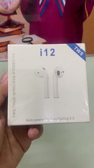 Tai nghe Bluetooth i12 chất âm hay , pin lâu. Mua bán Tivi, Âm thanh tại Quận Hải Châu Đà Nẵng được đăng bởi Linh  hình 1